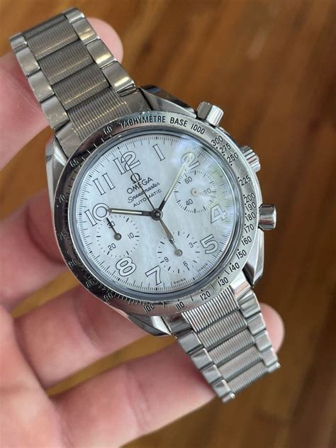 omega speedmaster reduced mother of pearl